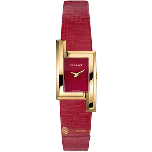Đồng hồ Versace nữ dây da đỏ